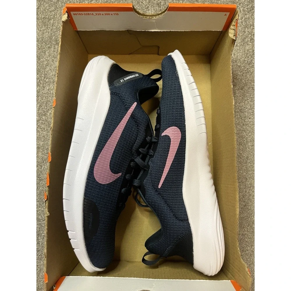 Nike Flex Experience RN 12 Armory Navy/Plum Dust-Black Women's Size 9 NWT